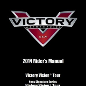 Victory Vision Tour 2014 Owner's Manual
