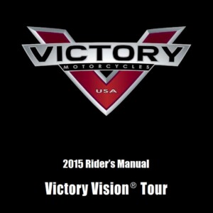 Victory Vision Tour 2015 Owner's Manual