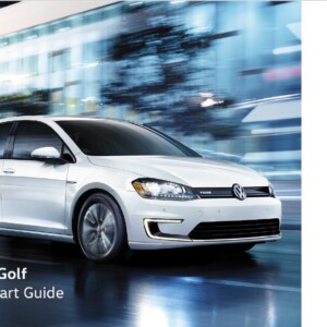 Volkswagen e-Golf 2016 Owner's Manual