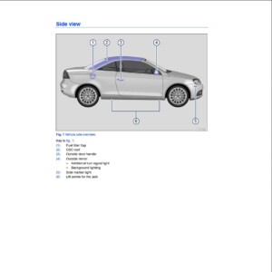 Volkswagen EOS 2013 Owner's Manual