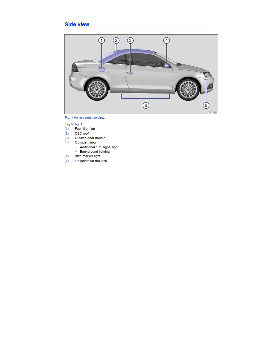 Volkswagen EOS 2014 Owner's Manual