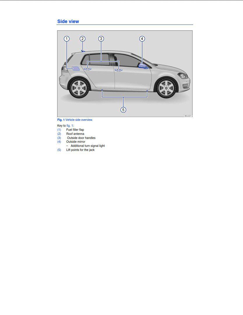Volkswagen Golf 2015 Owner's Manual