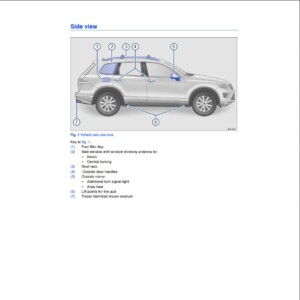 Volkswagen Touareg 2015 Owner's Manual