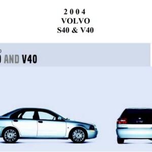 Volvo S40-V40 2004 Owner's Manual