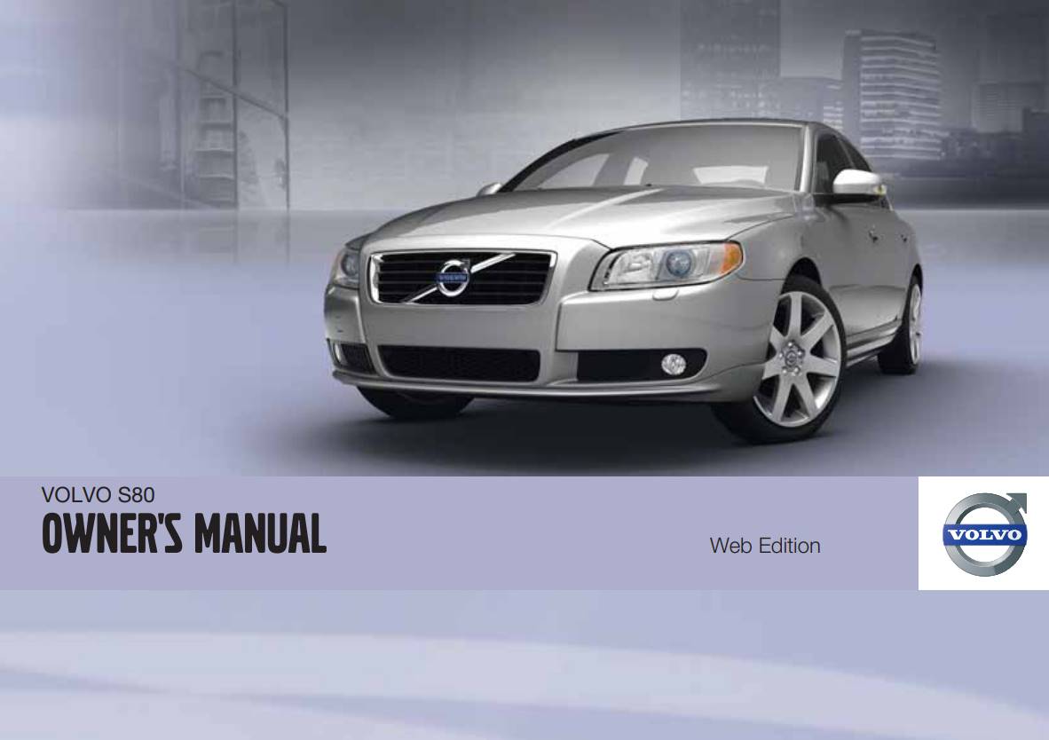 Volvo S80 2012 Owner's Manual