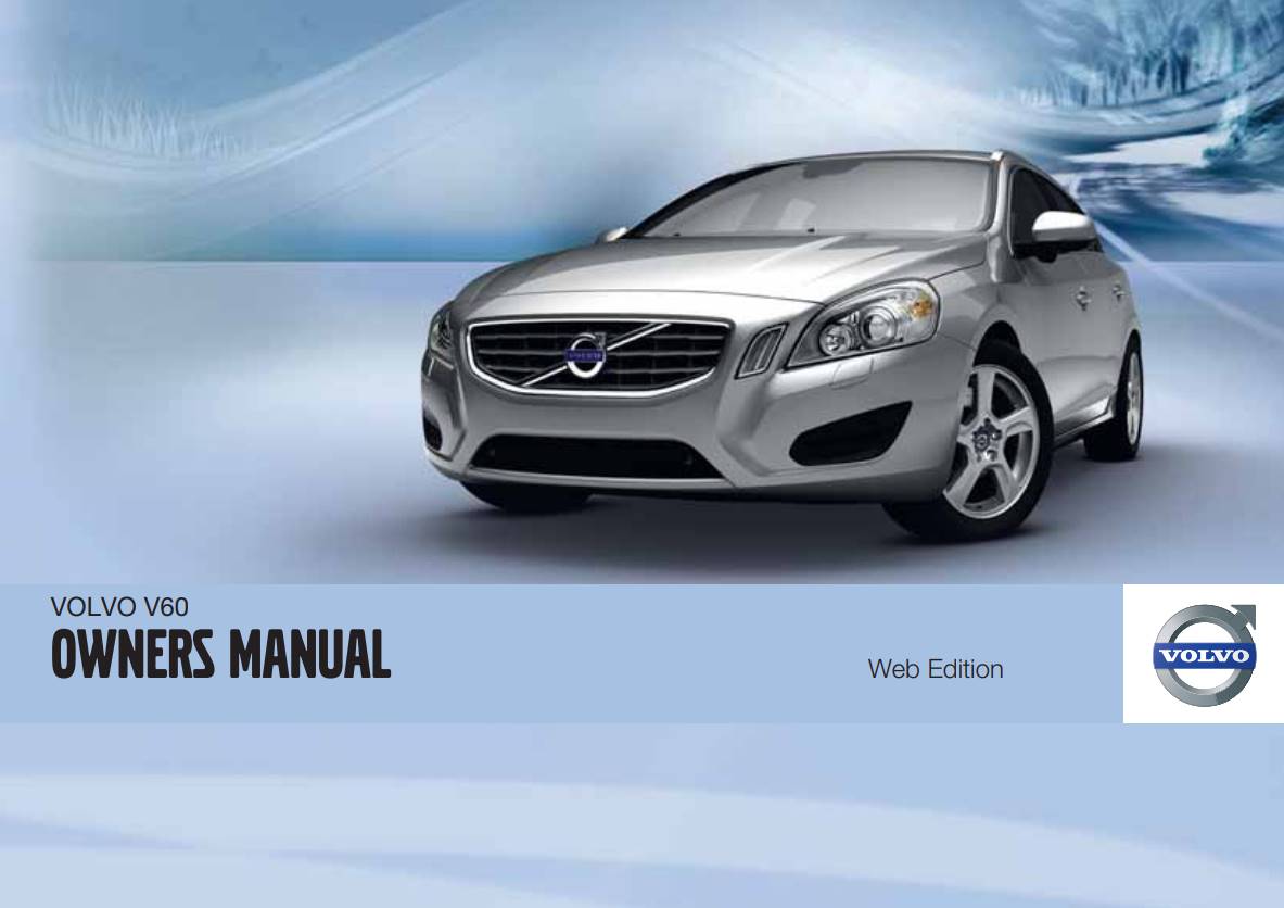 Volvo V60 2012 Owner's Manual – PDF Download