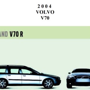 Volvo V70-V70r 2004 Owner's Manual