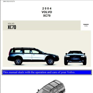 Volvo XC70 2004 Owner's Manual