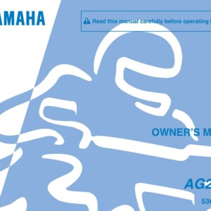 Yamaha AG200F Z 2010 Owner’s Manual