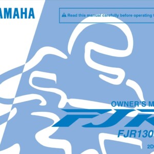 Yamaha FJR1300 ASY 2009 Owner’s Manual
