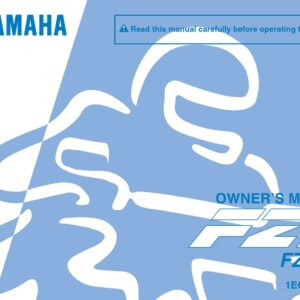 Yamaha FZ1 NB 2012 Owner’s Manual