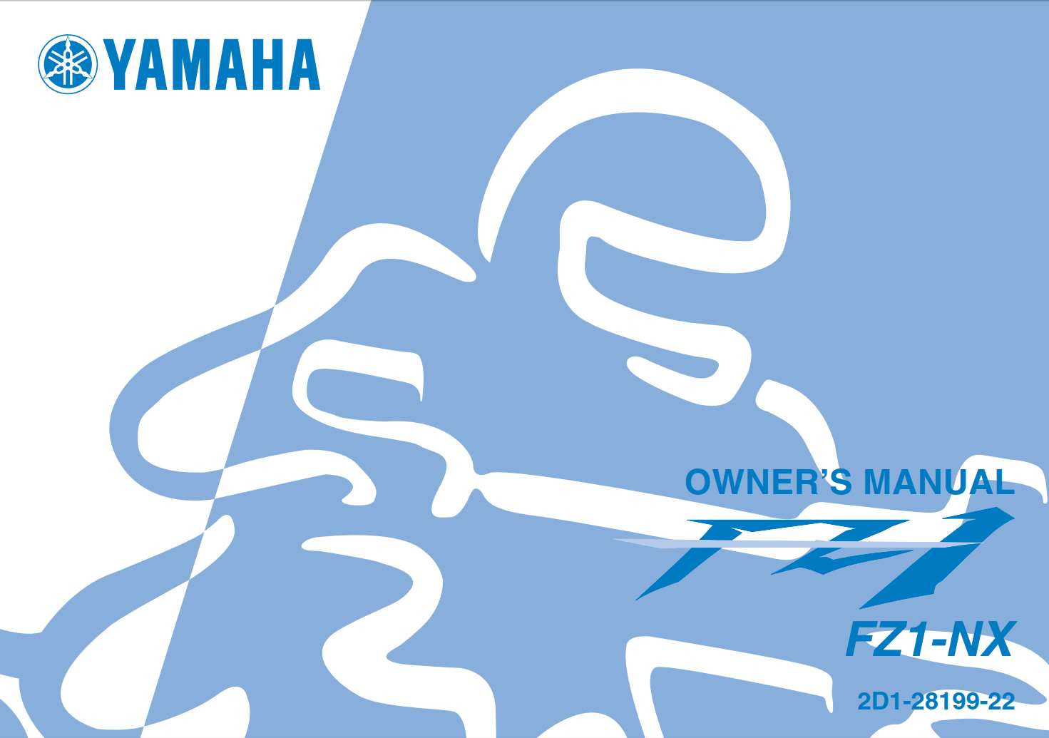 Yamaha FZ1 NX7 2008 Owner’s Manual