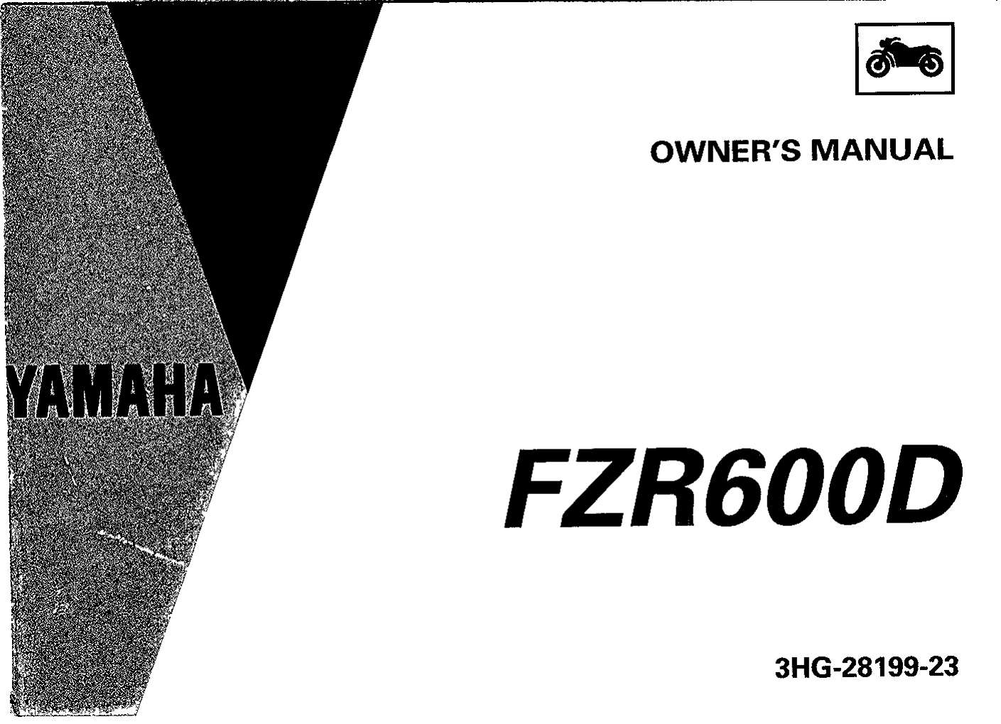 Yamaha FZR600 D 1992 Owner’s Manual