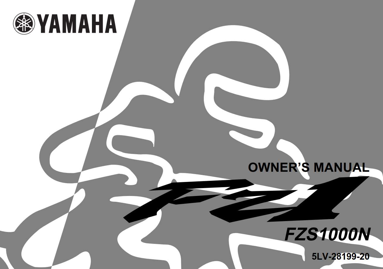Yamaha FZS1000 N 2001 Owner’s Manual