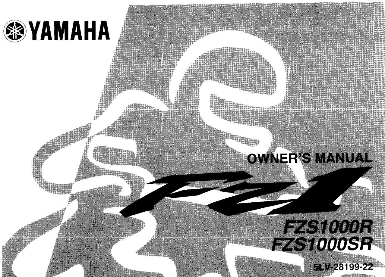 Yamaha FZS1000 (R) (SR) 2003 Owner’s Manual