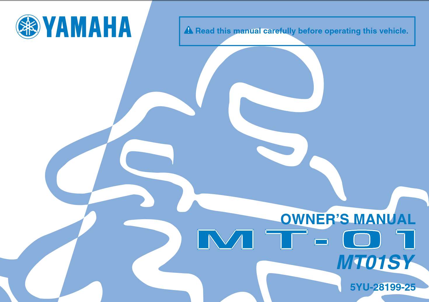 Yamaha MT01 SY 2010 Owner’s Manual