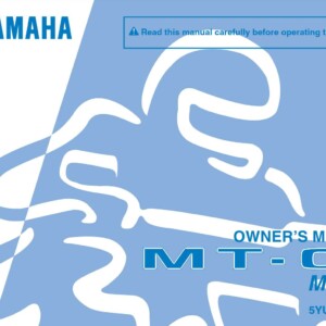 Yamaha MT01 Y 2009 Owner’s Manual
