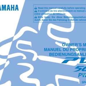 Yamaha PW50 Z 2010 Owner’s Manual