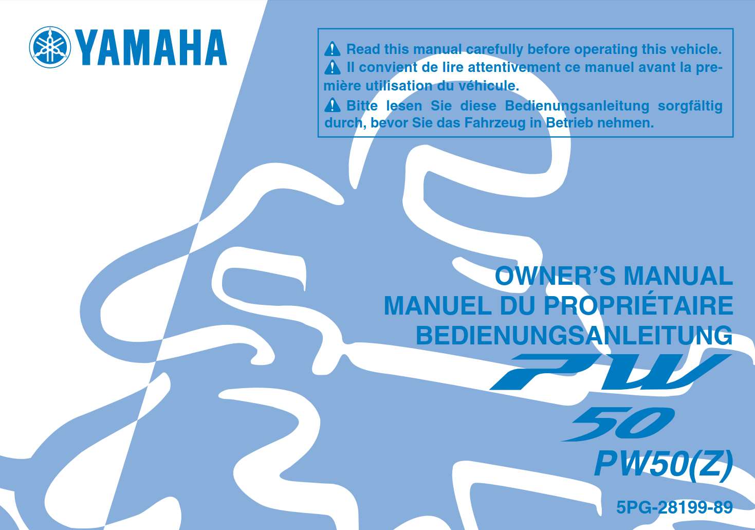 Yamaha PW50 Z 2010 Owner’s Manual