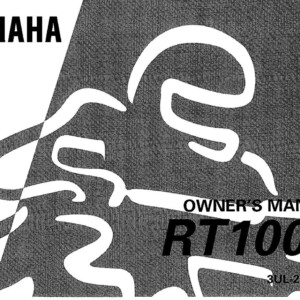 Yamaha RT100 H 1996 Owner’s Manual