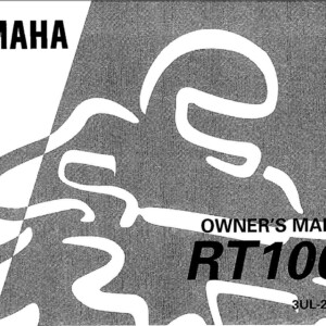 Yamaha RT100 J 1997 Owner’s Manual