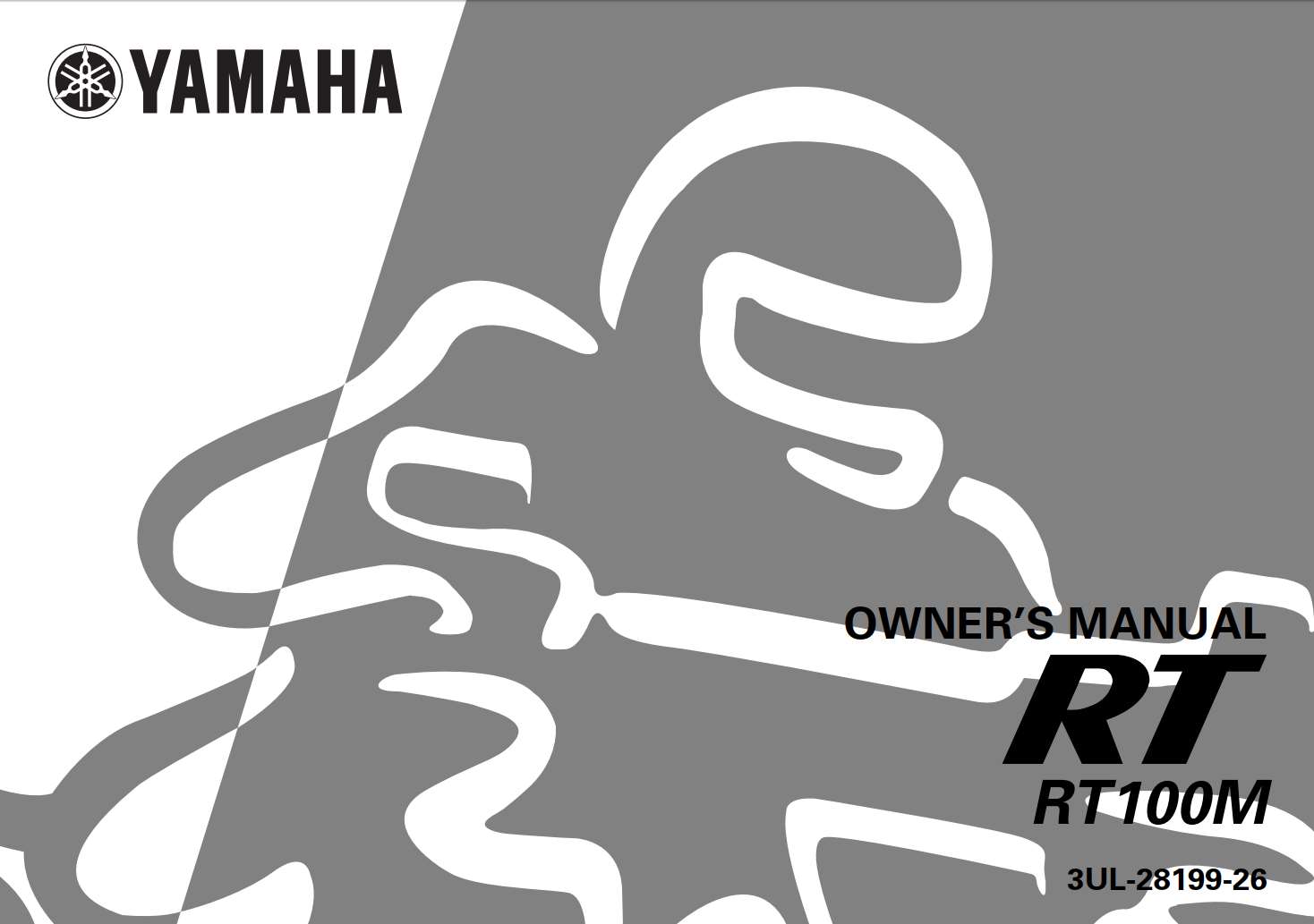 Yamaha RT100 M 2000 Owner’s Manual