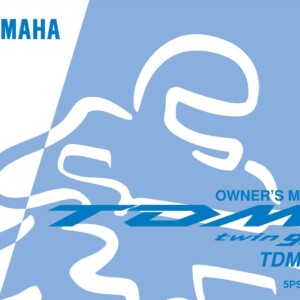 Yamaha TDM900 X 2008 Owner’s Manual
