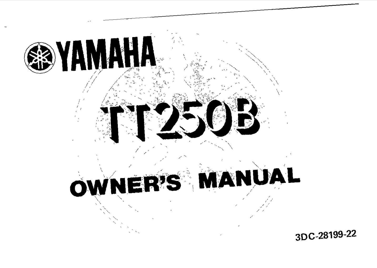 Yamaha TT250 B 1991 Owner’s Manual
