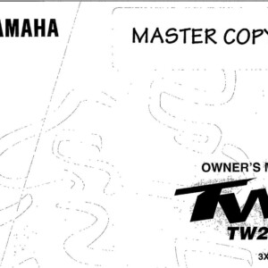 Yamaha TW200 P 2002 Owner’s Manual