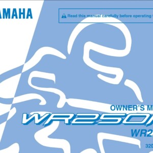 Yamaha WR250 RB 2012 Owner’s Manual