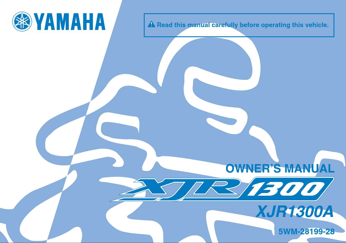 Yamaha XJR1300 A 2011 Owner’s Manual