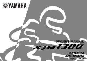 Yamaha XJR1300 M 2000 Owner’s Manual