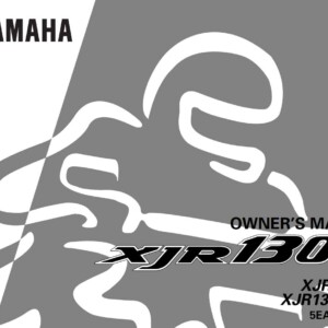 Yamaha XJR1300 M 2000 Owner’s Manual