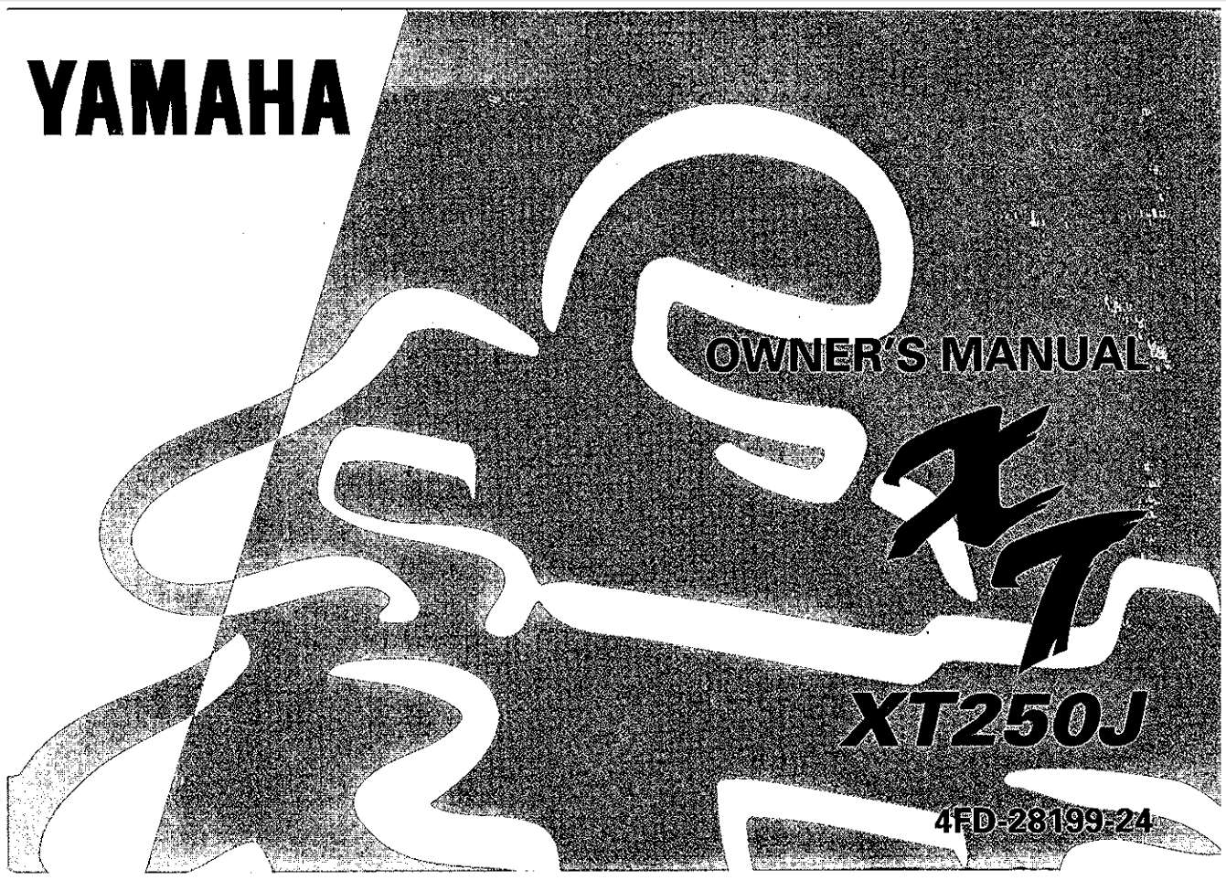 Yamaha XT250 J 1997 Owner’s Manual
