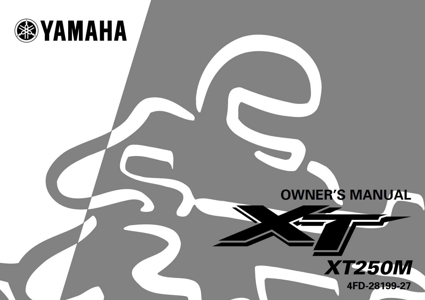 Yamaha XT250 M 2000 Owner’s Manual