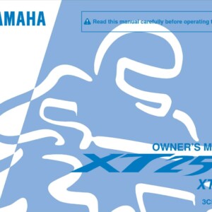 Yamaha XT250 Z 2012 Owner’s Manual