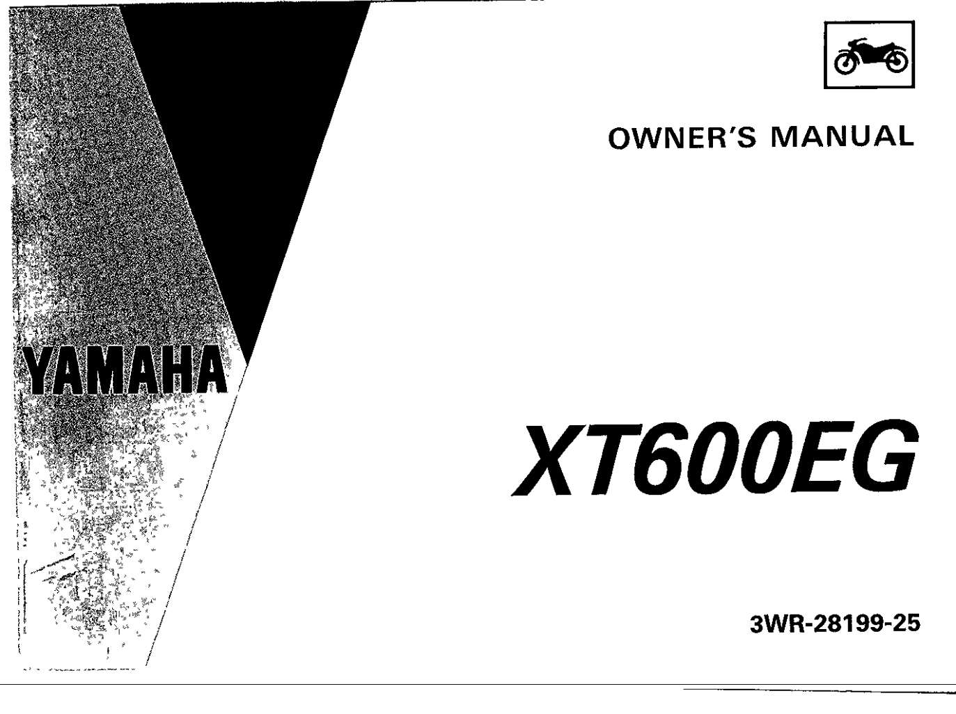 Yamaha XT600E G 1995 Owner’s Manual