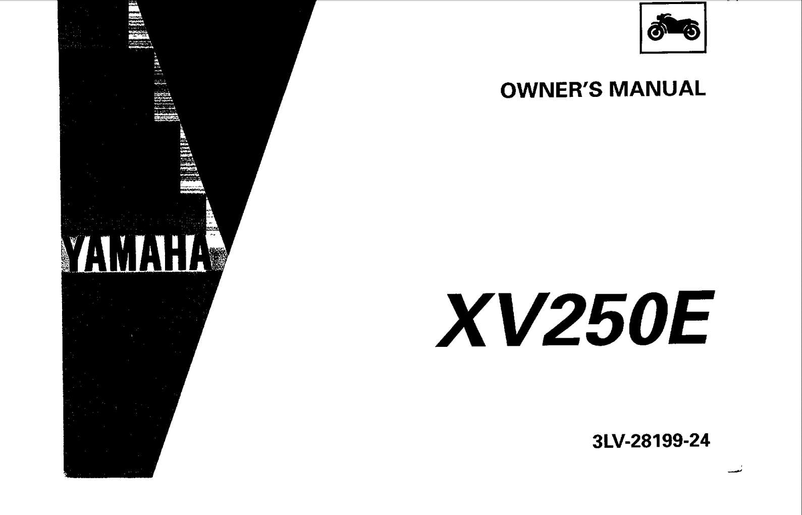 Yamaha XV250 E 1993 Owner’s Manual