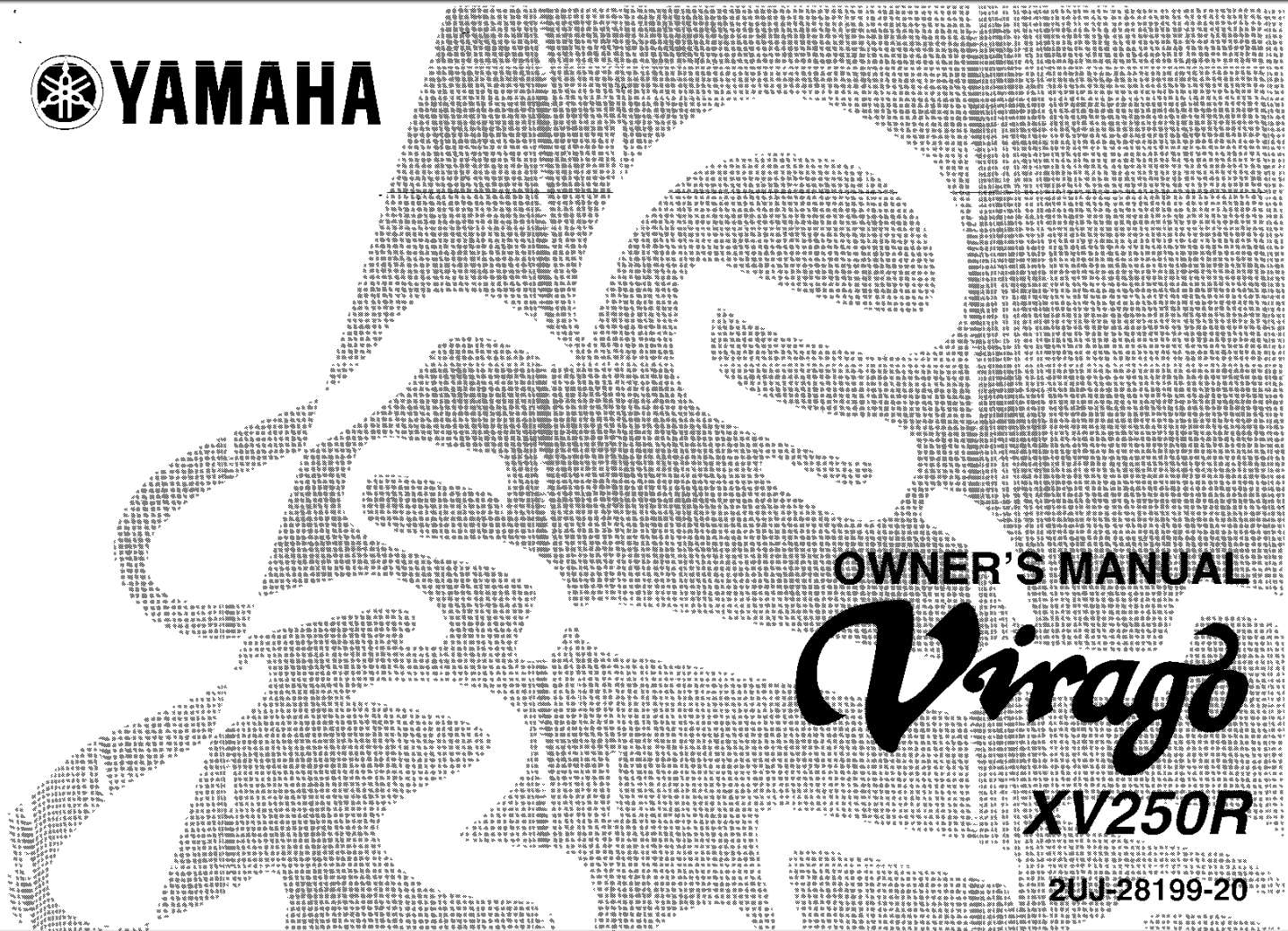 Yamaha XV250 R 2003 Owner’s Manual