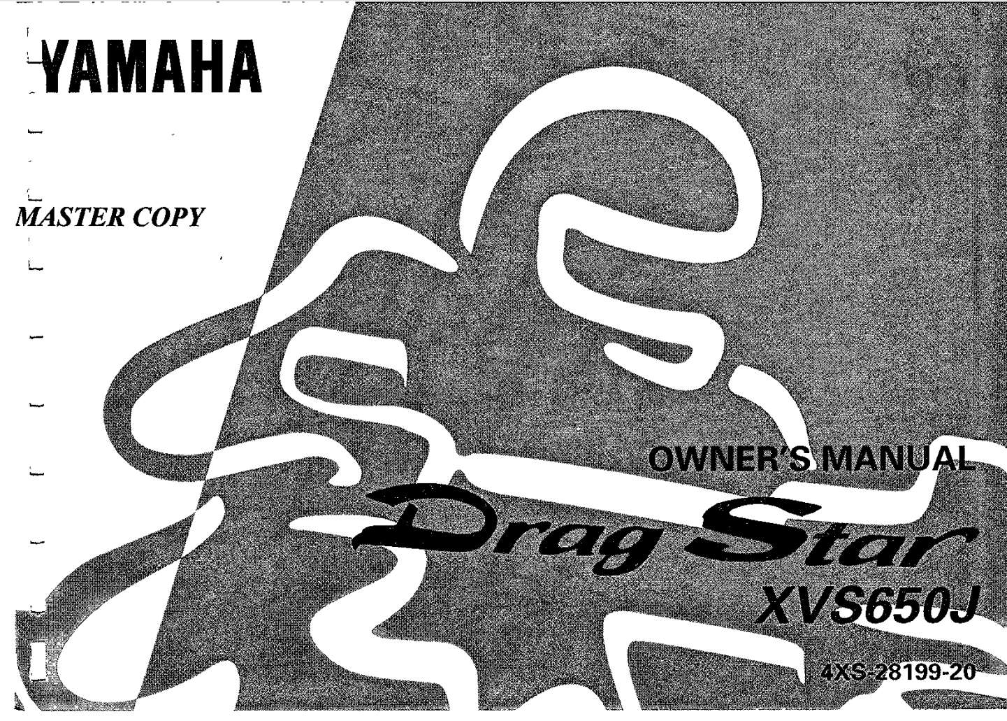 Yamaha XVS650 J 1997 Owner’s Manual