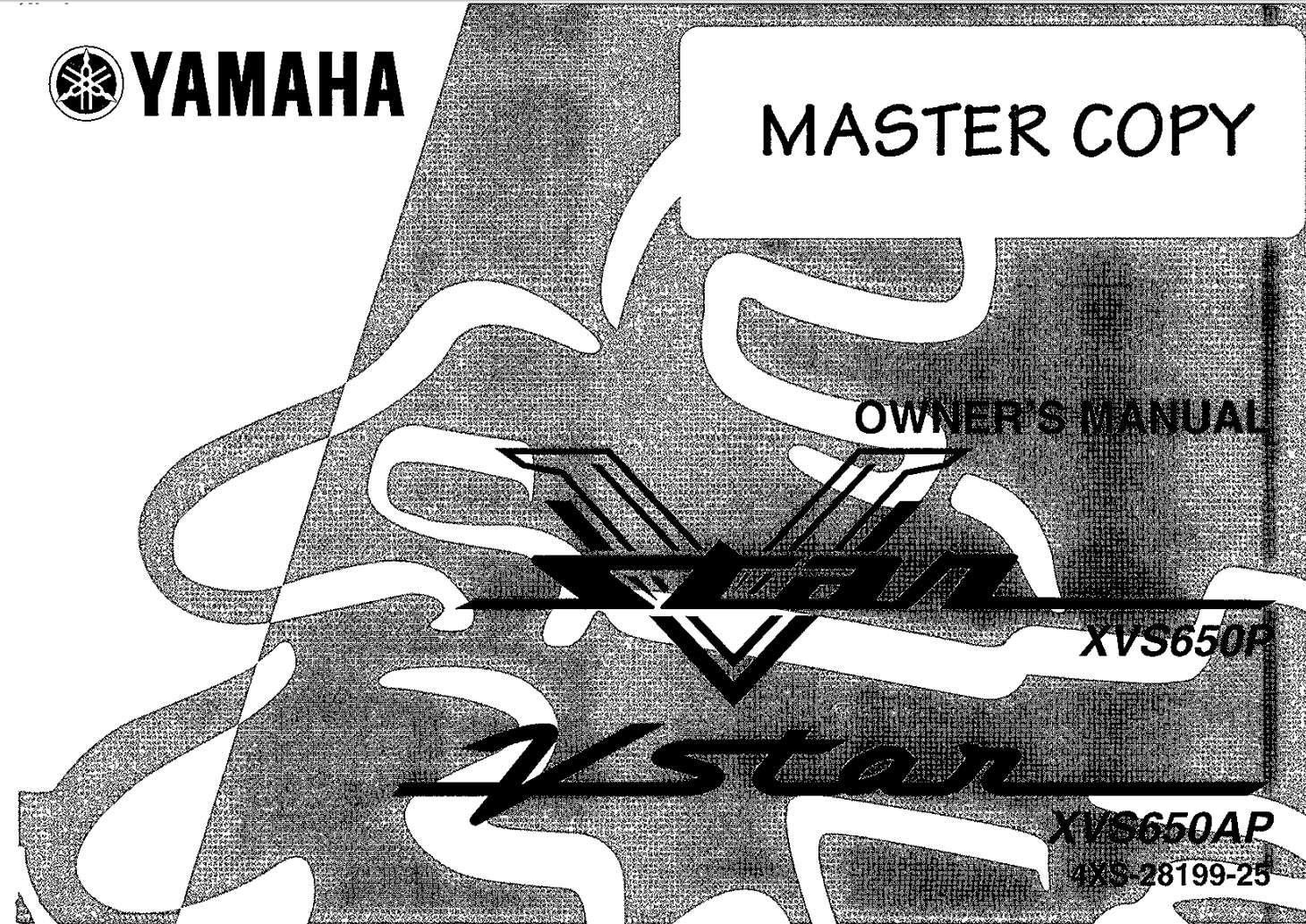 Yamaha XVS650 (P) (AP) 2002 Owner’s Manual