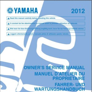 Yamaha YZ250 B 2012 Owner’s Manual