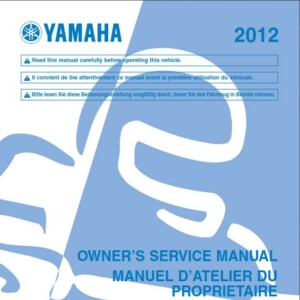 Yamaha YZ450F B 2012 Owner’s Manual
