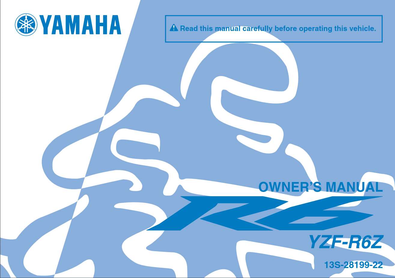 Yamaha YZFR6 Z 2010 Owner’s Manual