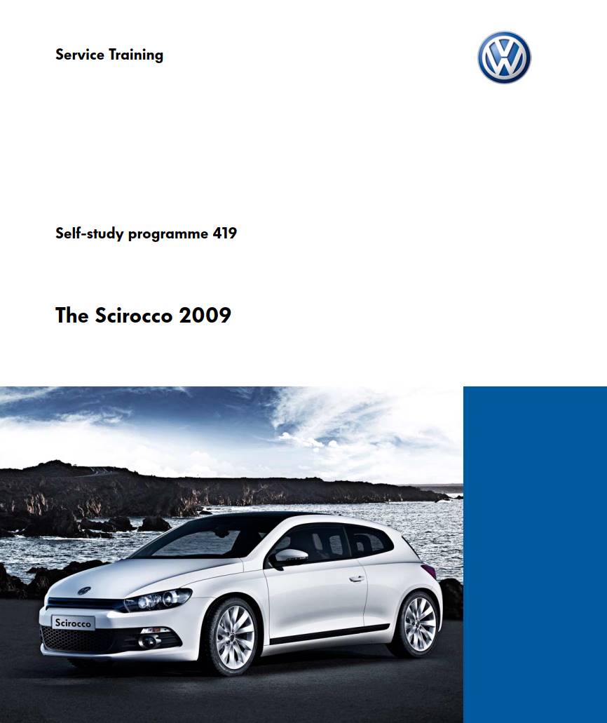 Self Study Program 419 - The Scirocco 2009