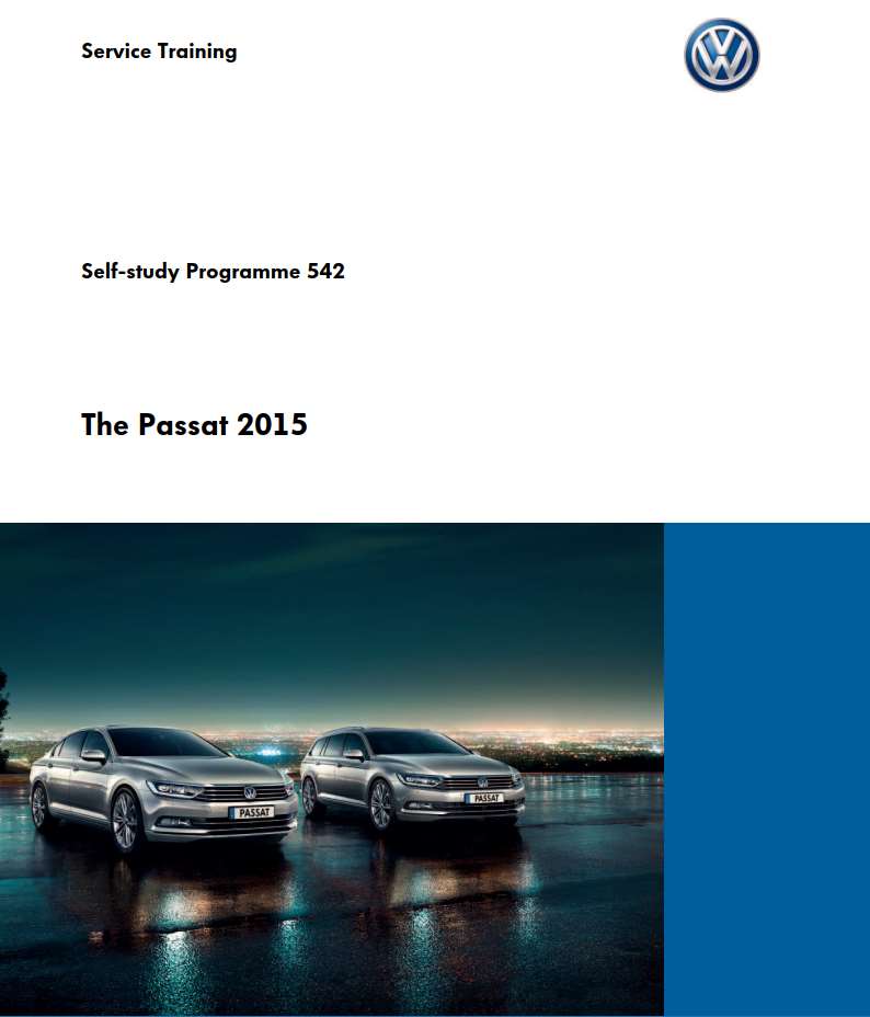 Self Study Program 542 - The Passat 2015