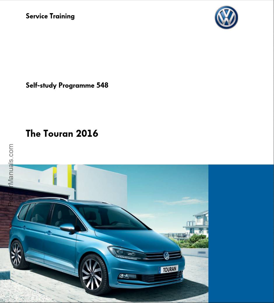 Self Study Program 548 - The Touran 2016