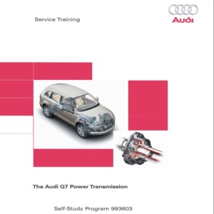 Self Study Program 993603 - The Audi Q7 Power Transmission
