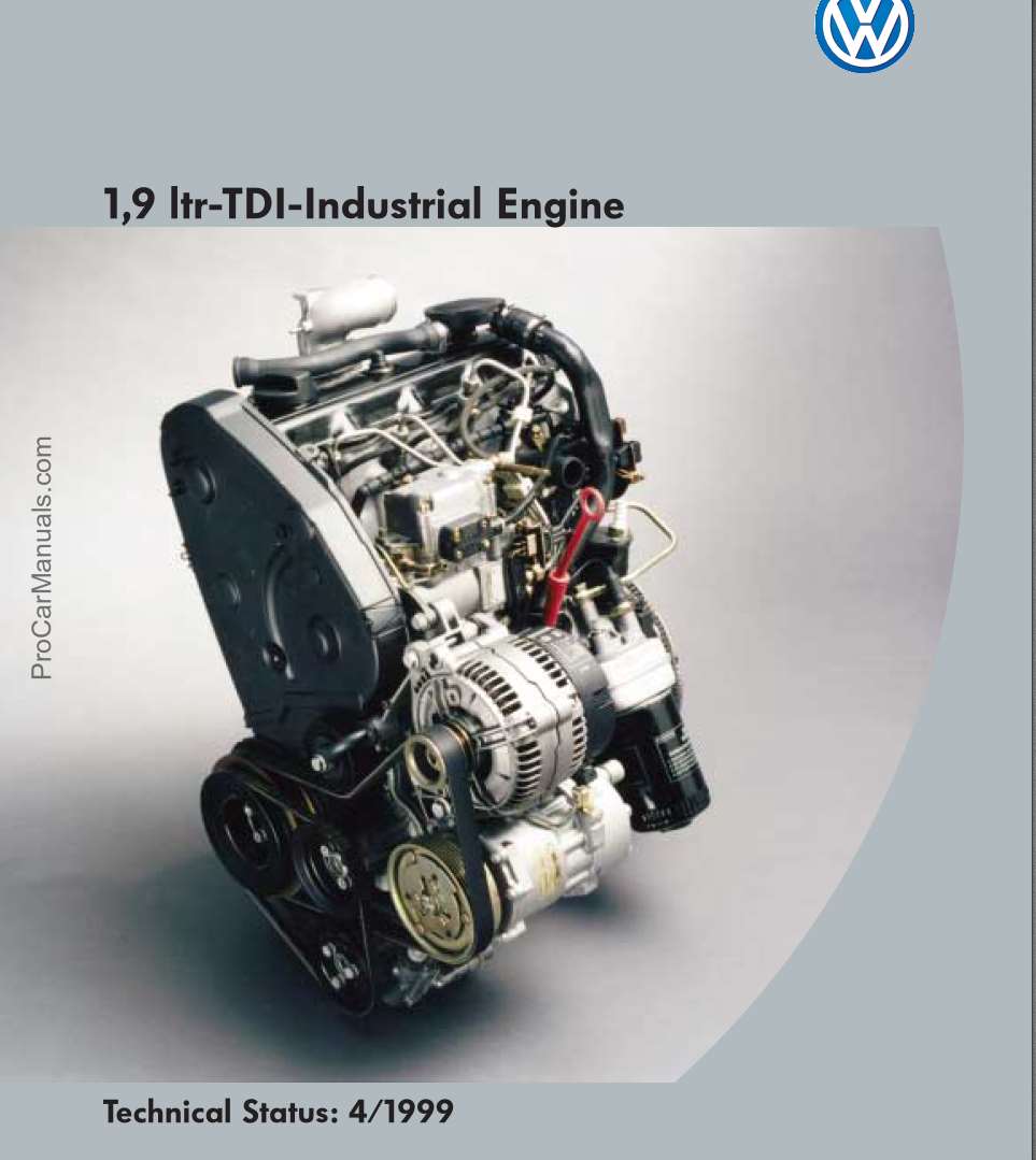 Self Study Program 153 - 1.9L TDI Industrial Engine