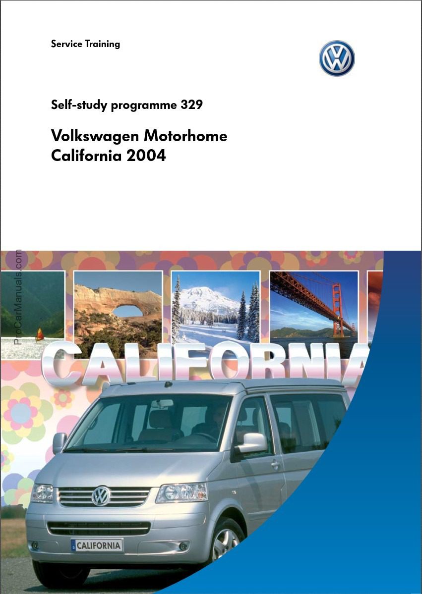 Self Study Program 329 - Volkswagen Motorhome California 2004